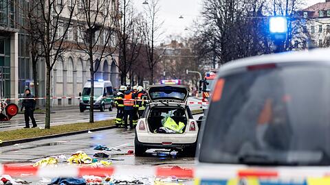 Mitte Februar war ein Auto in München in eine Menschengruppe gefahren. (Archivbild)