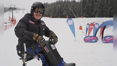 Monoskifahrer Leon Gensert.