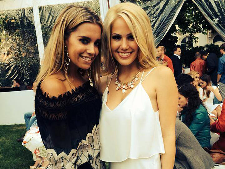 Blondinen unter sich: Sylvie Meis und Angelina Heger