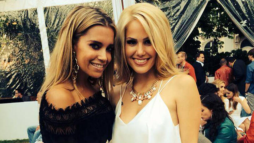 Blondinen unter sich: Sylvie Meis und Angelina Heger Blondinen unter sich: Sylvie Meis und Angelina Heger