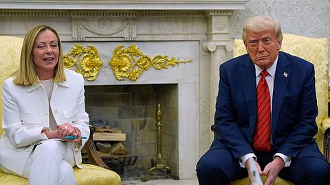 Trump nannte Meloni eine Freundin.