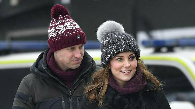 Prinz William und Herzogin Kate verbreiten "ein wenig Weihnachtszauber".