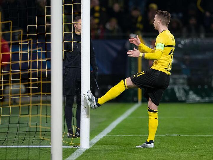 Marco Reus ärgerte sich nach einer vergebenen Chance.