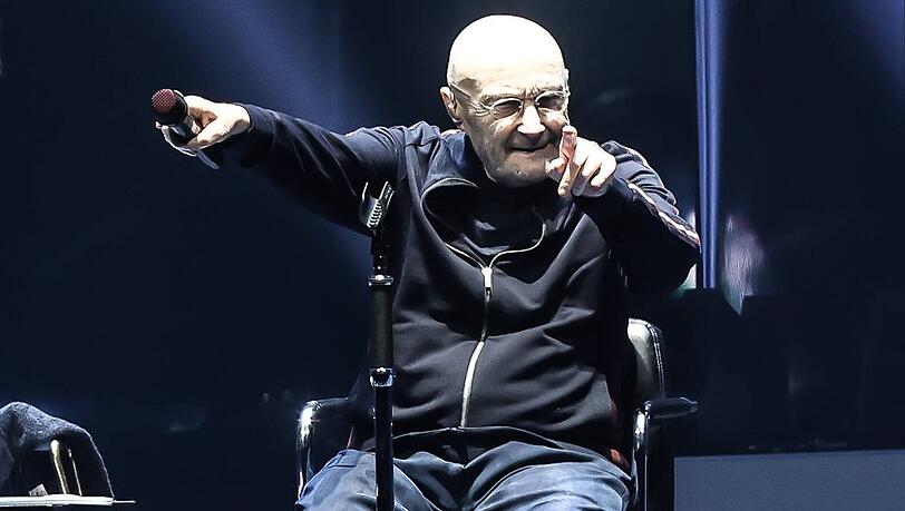 Phil Collins in der Mercedes-Benz-Arena 2022.