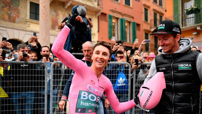 Großer Coup in Verona: Jai Hindley gewann als erster Australier den Giro d'Italia.