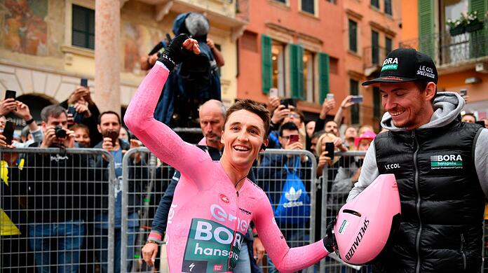 Großer Coup in Verona: Jai Hindley gewann als erster Australier den Giro d'Italia.