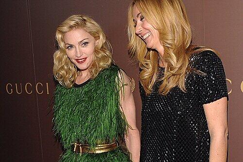 Madonna und Gucci-Designerin Frida Giannini