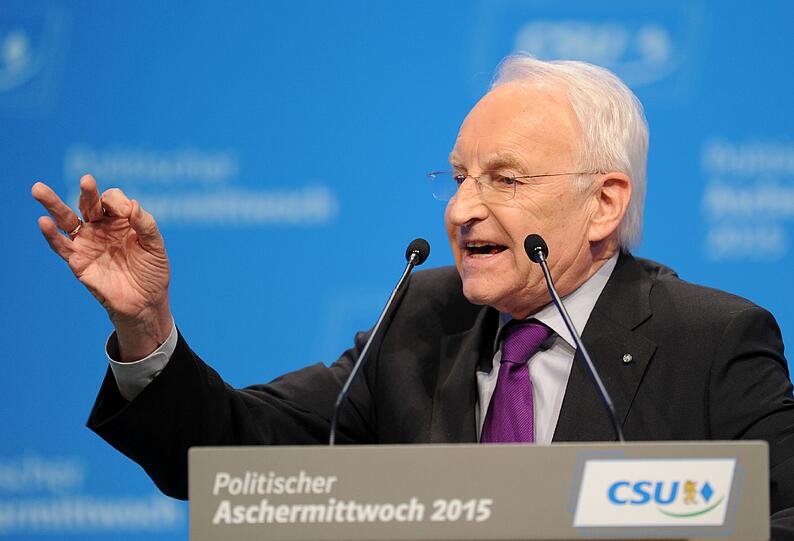 Stoiber mit Blick auf die griechische Regierung: «Wie viele Tritte kann man der Kuh geben, die man melken will?»