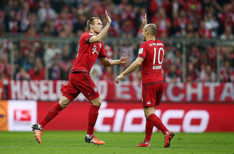Wollen bald wieder gemeinsam für den FC Bayern auflaufen: Holger Badstuber (links) und Arjen Robben.