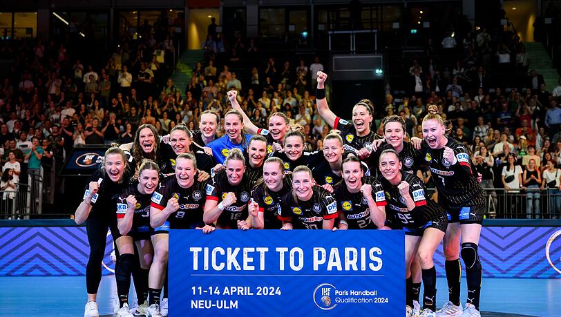 Die Handballerinnen freuen sich auf die Olympischen Spiele in Paris. Die Handballerinnen freuen sich auf die Olympischen Spiele in Paris.