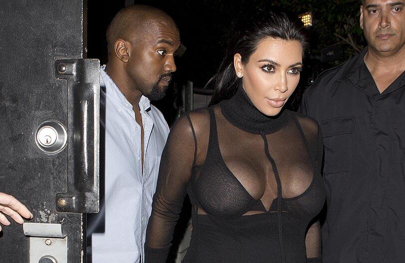 Kanye West und Kim Kardashian West