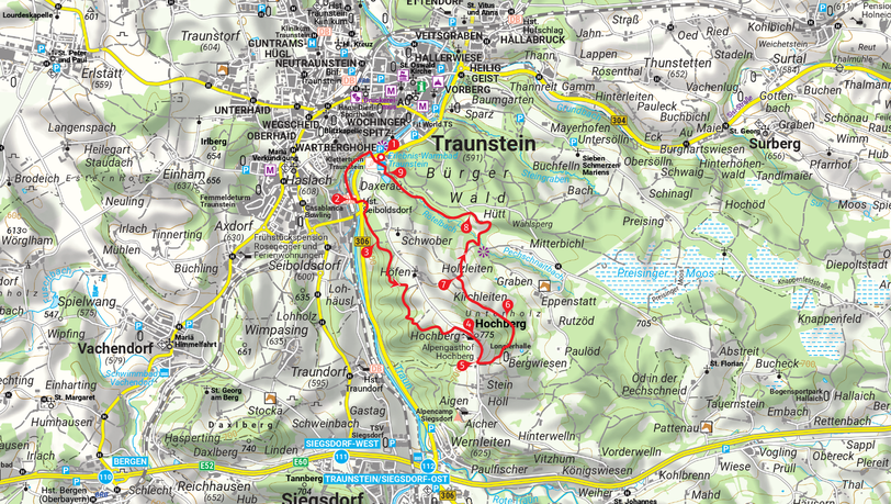 Tour auf den Hochberg Tour auf den Hochberg