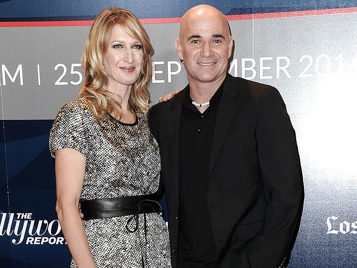 Im Doppel mehr wert: Steffi Graf und Andre Agassi