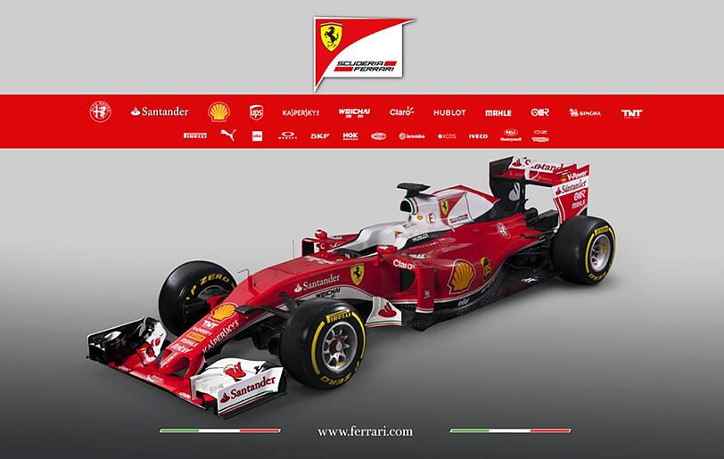 Die Vorgabe ist deutlich: Mit dem SF 16-H sollen Sebastian Vettel und Kimi Räikkönen Mercedes den Titel entreißen.