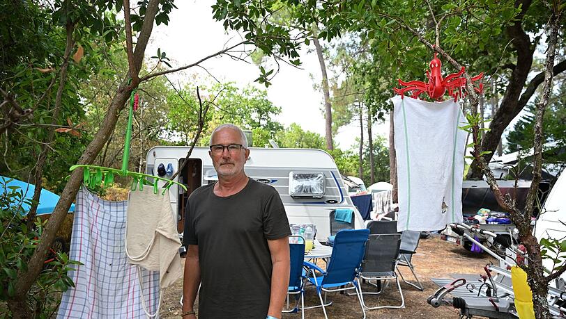 So wie viele Urlauber musste Hartmut Borowski wegen der Waldbrände seinen Ferienort verlassen. So wie viele Urlauber musste Hartmut Borowski wegen der Waldbrände seinen Ferienort verlassen.