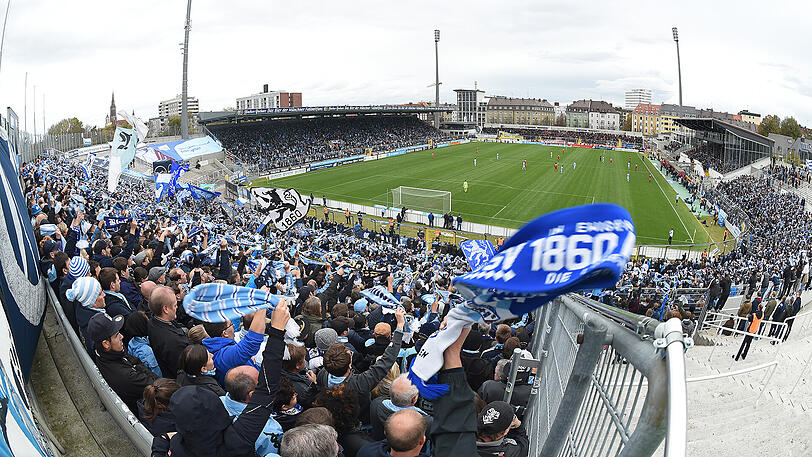 Ein volles Grünwalder Stadion solls auch wieder gegen den FC Unterföhring geben.