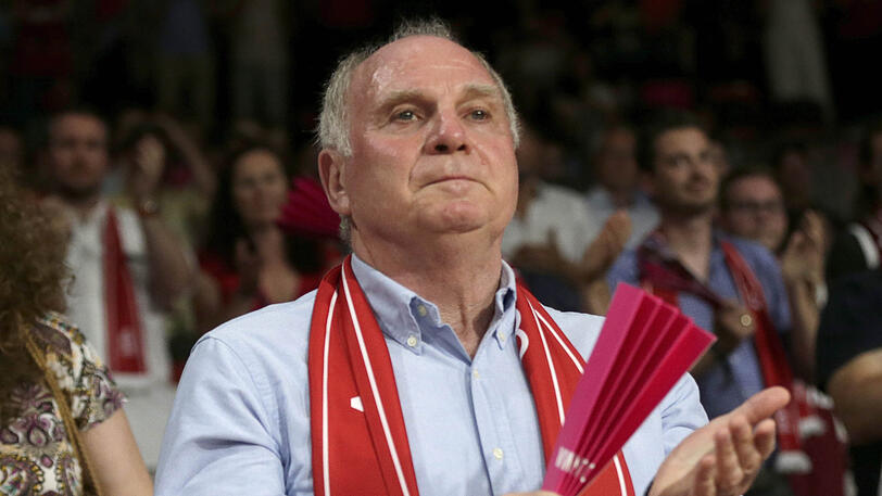 War am Sonntag auch in der Halle: Bayern-Präsident Uli Hoeneß.