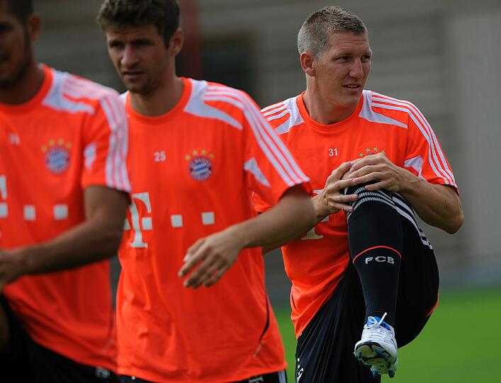 Trotz brütender Hitze am Samstag: In der Säbener Straße trainiert der FC Bayern für den Saison-Start.