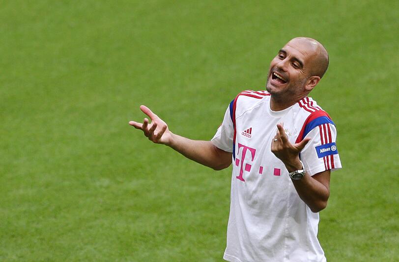 Erfolgs-Coach Pep Guardiola ging mit dem FC Bayern sieben Mal als Verlierer vom Platz.