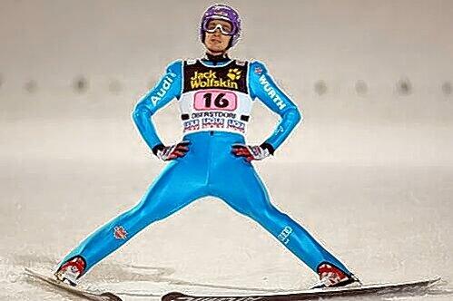 Total frustriert nach den missglückten Sprüngen in Oberstdorf: Martin Schmitt.