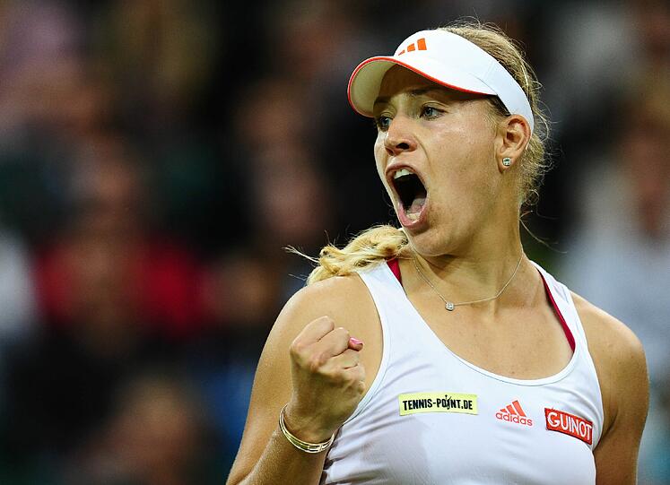 Angelique Kerber wandelt auf den Spuren von Anke Huber und Steffi Graf: Die Kielerin erreichte als erste deutsche Tennisspielerin seit 20 Jahren die Runde der letzten Acht bei Olympia. Im Achtelfinale zeigte sie gegen Venus Williams Nervenstärke.