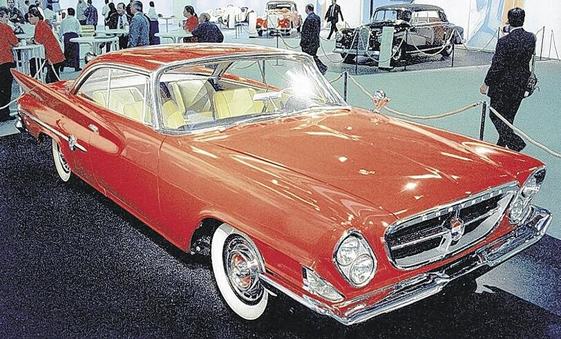 Ein Chrysler-Coupé von 1961: Da ging&rsquo;s der US-Firma noch gut. Heute hat sie Milliarden-Schulden.Foto: dpa