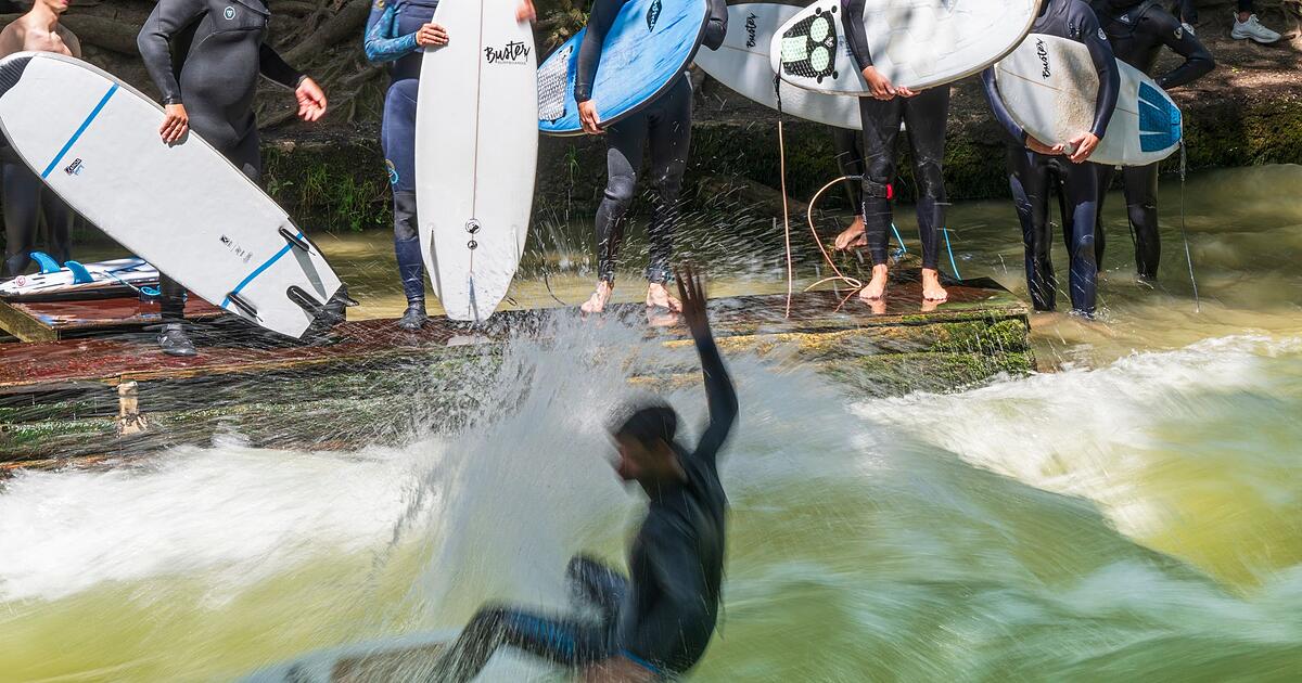 Neuer-Anlauf-f-r-M-nchens-legend-re-Surfwelle-am-Eisbach