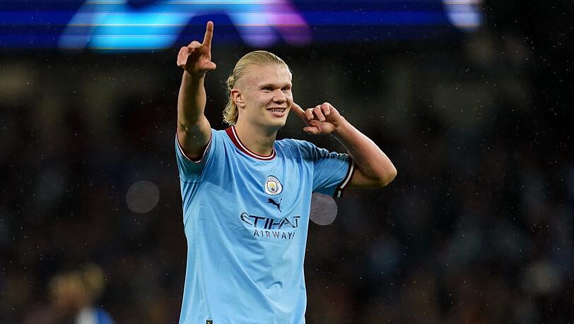 Rekordmann in England: Erling Haaland.