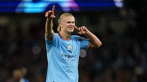 Rekordmann in England: Erling Haaland.
