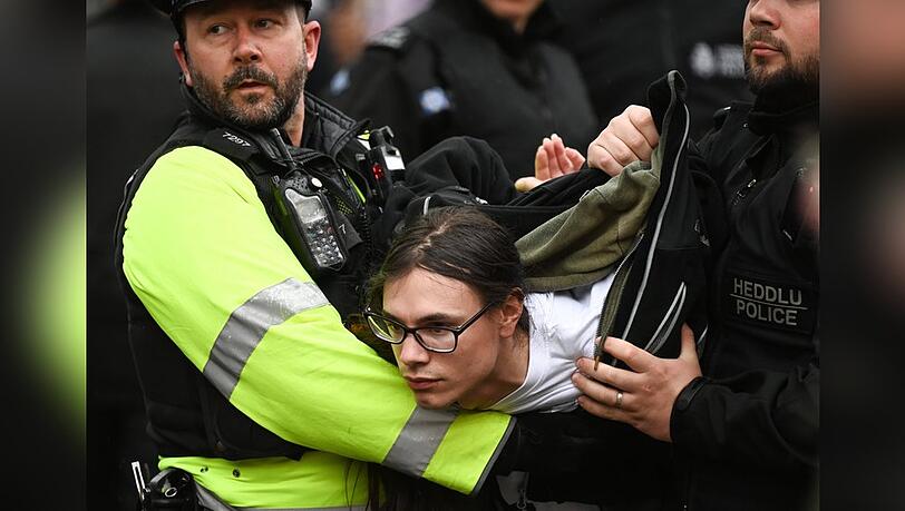 Die Krönung von König Charles III. gefällt nicht allen: In London gibt es am 6. Mai Proteste gegen die Monarchie.
