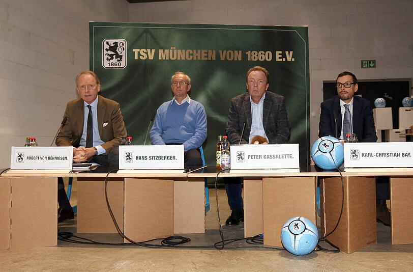 Am Donnerstag stellte der TSV 1860 seinen Präsidenten-Kandidaten Peter Cassalette vor.
