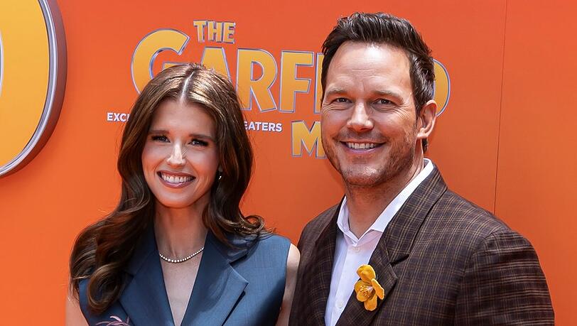 Schickes Duo: Katherine Schwarzenegger begleitete ihren Mann Chris Pratt zur Premiere von "Garfield - Eine extra Portion Abenteuer" am 19. Mai in Hollywood. In den deutschen Kinos läuft der Film bereits seit 9. Mai.