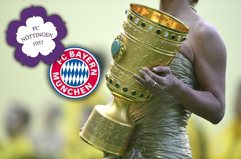 Oberligist FC Nöttingen, Pokalsieger in Baden, kann sich auf ein Heimspielfest gegen Rekord-Pokalsieger Bayern München freuen.