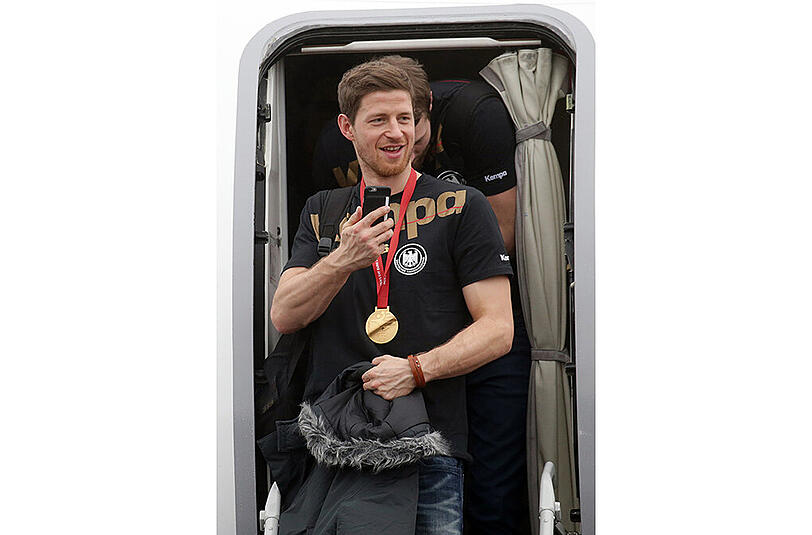 Handball-Nationalspieler Martin Strobel.