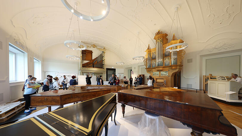 In der Instrumenten-Ausstellung In der Instrumenten-Ausstellung