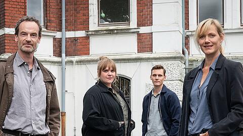 Der Dortmund-"Tatort" (v.l.): Peter Faber (Jörg Hartmann), Rosa Herzog (Stefanie Reinsperger) und Jan Pawlak (Rick Okon) müssen ohne Martina Böhnisch (Anna Schudt) klarkommen.
