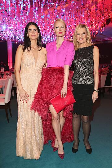 Shermine Shahrivar, Franziska Knuppe und Nina Ruge