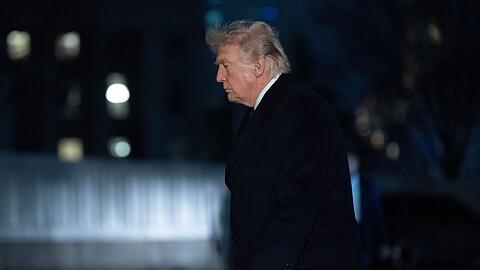 Fliegt er nach China oder nicht? US-Pr&auml;sident Donald Trump.