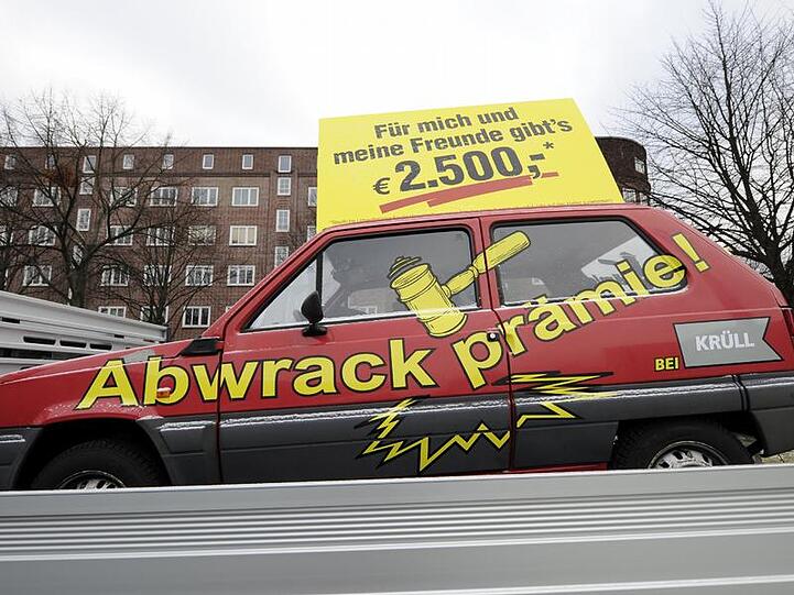 2009 warben viele Autohändler mit der Prämie