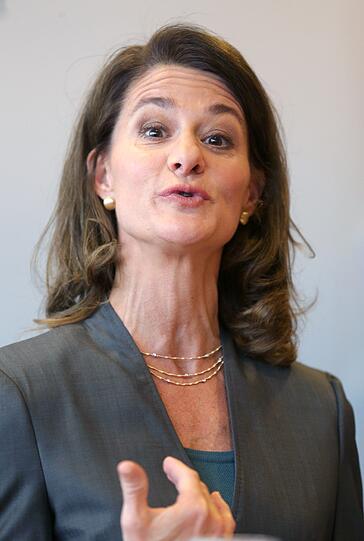 Platz 3: Melinda Gates (Vorsitzende der "Melinda & Bill Gates Foundation")