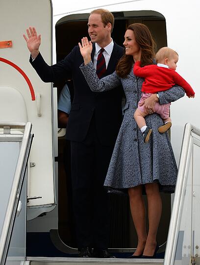 Weitere Bilder der royalen Kleinfamilie beim Abschied in Canberra