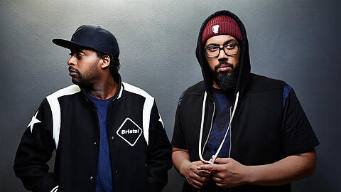 Rapper Afrob (l.) und Hamburger Samy Deluxe.