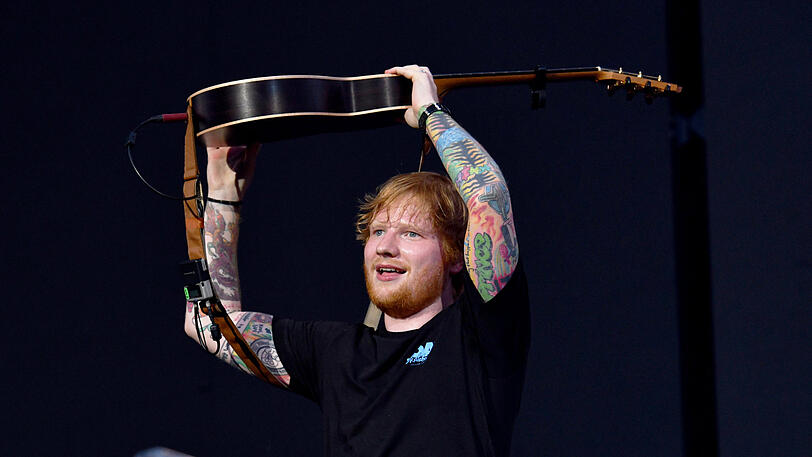 Ed Sheeran spielt gleich zwei Tage hintereinander im Münchner Olympiastadion - beide Konzerte sind restlos ausverkauft. Die Bilder vom ersten Auftritt.
