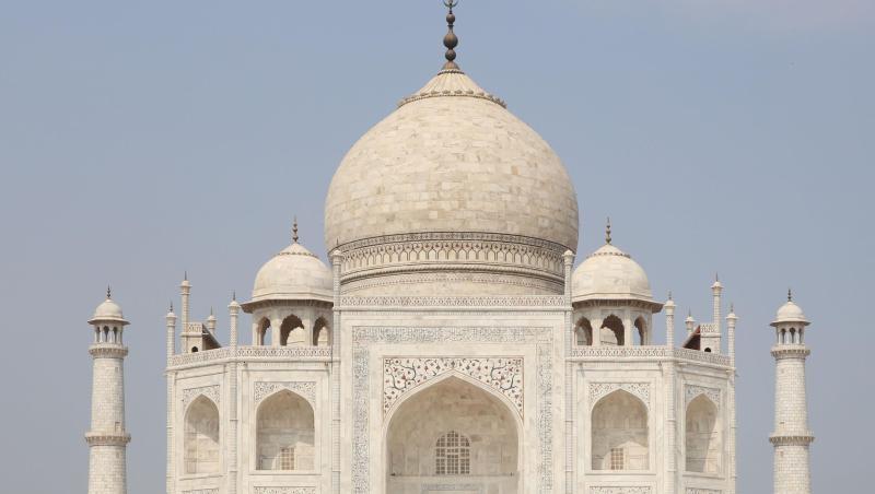 Das historischen Taj Mahal in Agra. Das historischen Taj Mahal in Agra.