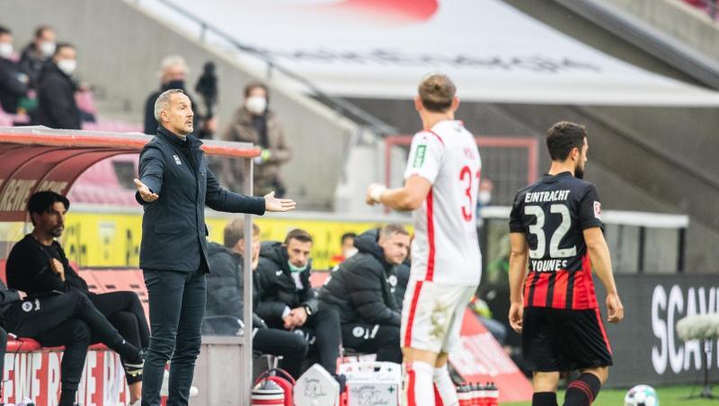 Der Neu-Frankfurter Amin Younes (r) kam bei seinem Bundesliga-Comeback für 20 Minuten zum Einsatz.