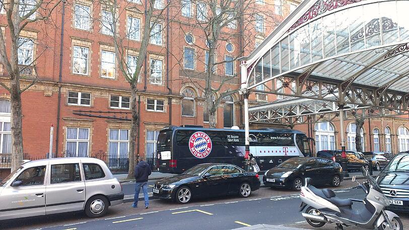 "The Landmark": In diesem Hotel wohnt der FC Bayern in London.