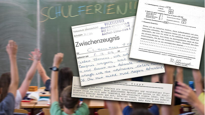 Pünktlich zur Zeugnisvergabe haben die AZ-Autoren im Archiv gekramt und ihre eigenen Noten und Bewertungen herausgesucht.