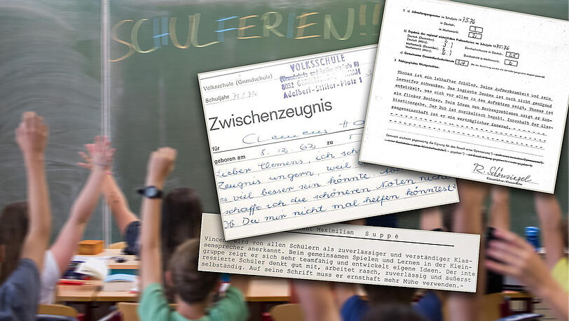 Pünktlich zur Zeugnisvergabe haben die AZ-Autoren im Archiv gekramt und ihre eigenen Noten und Bewertungen herausgesucht. Pünktlich zur Zeugnisvergabe haben die AZ-Autoren im Archiv gekramt und ihre eigenen Noten und Bewertungen herausgesucht.