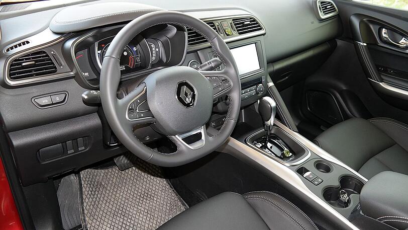 Renault setzt beim Kadjar auf ein vielfach variierbares digitales Cockpit.