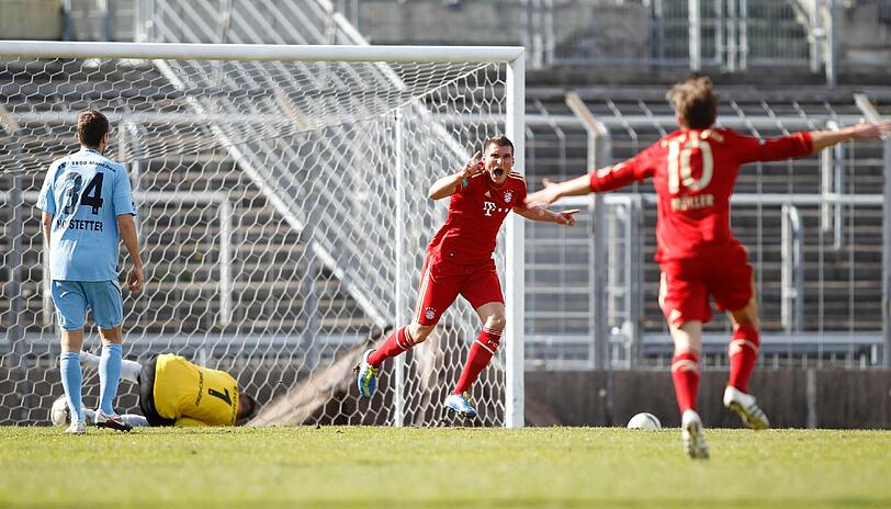 Beim kleinen Derby am Dienstag trafen die Bayern-Amateure auf die Junglöwen. Die Bayern gewannen mit 1:0.